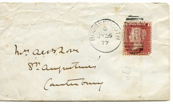 The first postmarks