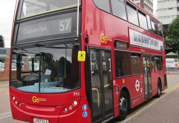 Red buses